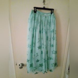 Girls skirt, size 14/16, Cat and Jack brand, sparkly, green